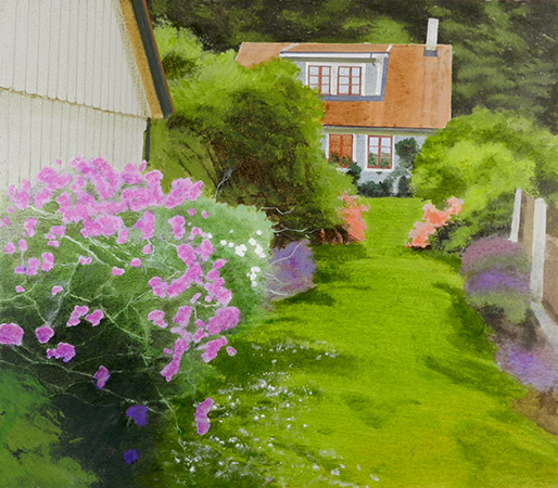 Sommarblommor Vitem�lla